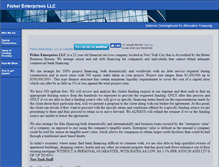 Tablet Screenshot of fisherenterprisesllc.com
